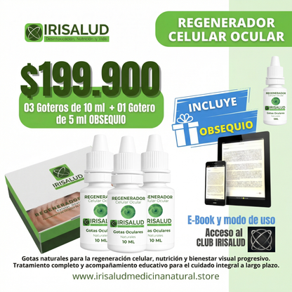 Regenerador Celular Ocular Irisalud – Tratamiento condiciones visuales