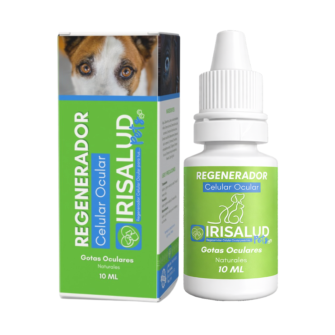 Irisalud Pets Regenerador Celular Ocular | Tratamiento condiciones visuales Perros , Gatos y Aves.