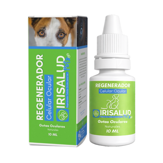 Irisalud Pets Regenerador Celular Ocular | Tratamiento condiciones visuales Perros , Gatos y Aves.